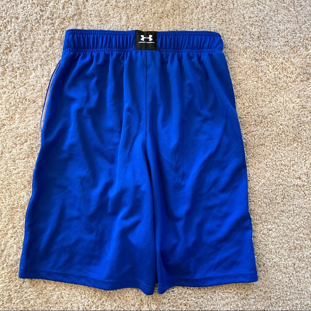 Under Armor Royal Blue Basketball Shorts Medium - Picture 6 of 7